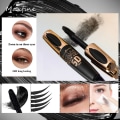 Miniatyrbilde 3 av 3: Vannfast Mascara, 5D Mascara Svart Volym og lengde Vannbestandig, Øyenvippemascara, Mascara med Falsk Lash-effekt med myk Mascarabørste
