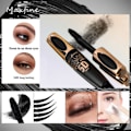 Miniatyrbillede 3 af 3: Vandtæt Mascara, 5D Mascara Sort Volumen og længde Vandtæt, Øjenvippemascara, Mascara med Falsk Lash Effekt med blød Mascarabørste