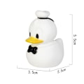 Pikkukuva 1 / 9: Luovia Halloween-kumikissoja, jotka ääntävät puristamalla, MJ51-lelu, kelluva keltainen kissa (10 kpl) White Duck