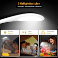 Miniatyrbilde 2 av 4: Skrivebordslampe for barn med justerbart fargerikt lys - 3 lysstyrkenivåer, fleksibel arm, USB-port
