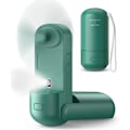 Miniatyrbillede 1 af 5: Bærbar Mist Fan, 3 i 1 Håndholdt Ventilator, 3 Justerbare Hastigheder, Foldbar Personlig Ventilator til Piger Kvinder Rejser (Grøn)