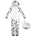 Miniatyrbild 6 av 8: Dalmatinerdräkt för barn, 3-delad prickig hunddräkt Valpar Dalmatiner Valpar Onesie-set för pojkar flickor Halloween Karnevalfest 3-10 år 7-8 Jahre