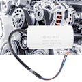 Miniatyrbillede 3 af 5: CBB60 Motor Startkondensator 450V 50uF Mikrofarad Kondensator Trådføring