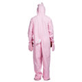Miniatyrbild 3 av 4: Rosa Kanin Kostym Vuxen Djur Pyjamas Påsk Halloween Party Kostymer