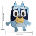 Pikkukuva 4 / 5: IC Bluey ja Bingo koululaukku 11,4*9\" sarjakuva lasten reppu, syntymäpäivälahja lapsille - koko Bluey