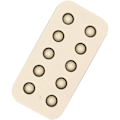 Miniatyrbilde 4 av 5: Dronningbie Ymptekopper Silikonform Birøkt Bivoks Dronningcellekopper 2 Rader Lagingsform 96 x 48 x 14 mm, DUBUNS