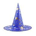 Miniatyrbild 9 av 10: Halloween-hatt lysande häxhatt festdekoration spindelnät trollkarlhatt pumpa varmstämpling svart häxhatt MJ51 Black 5 One Size