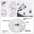 Miniatyrbillede 3 af 5: 12W Smd5730 LED Loftlampe Cirkel Lysmodul Lampe Rund Panel Ac220V - 12W