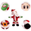 Miniatyrbild 2 av 5: Twerking Santa [Engelsk låt] Snurrande höfter Sjungande och dansande Elektrisk leksak Snurrande höfter Santafigur Julgåva (Jultomten