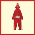 Miniatyrbilde 1 av 2: Teletubbies Pyjamas Voksne Barn Gutter Jenter Søte Jenter Tegneserie MJ51 Hjemmekler Vinter Tykk Varme Red wavelet L 163—168cm