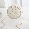 Runde Håndtasker Crossbody Tasker HVID Hvid White