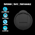 Miniatyrbild 3 av 5: 2-pack Hydro Wide Mouth Flip and Sip ersättningskaffe lock eller lock kompatibla med Hydroflask, Nalgene och många andra stora vattenflaskmärken