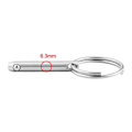 Miniatyrbillede 4 af 5: 4 stk. Quick Release Ball Pins, 316 Rustfrit Stål 6,3 mm Diameter Quick Release Pins med Fjederbelastet Kugleende