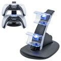 Miniatyrbillede 1 af 2: PS5-opladerstation - Oplader til Playstation-controller, sort
