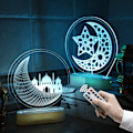 Pikkukuva 2 / 3: IC Koristeellinen LED-koristelamppu 3D-koristeella jalustassa
