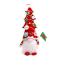 Pikkukuva 1 / 5: IC Julplysch Tonttunukke Gnome LED-valolla Jouluinen pehmo punainen hattu