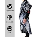 Miniatyrbilde 4 av 7: Frisørkjole Barber Cape, Klippekapper, Full Length Vanntett Frisør Frisør Cape for Hårstyling, Klipp og Farger B