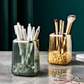 Miniatyrbillede 4 af 5: IC Makeup Organizers Desktop kosmetisk børste opbevaringsboks Case L Guld