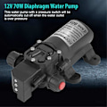 Miniatyrbillede 3 af 5: 12V vandpumpe, 12 volt vandpumpe, DC 12V 6A 70W elektrisk vandpumpe, selvpumpende vandpumpe-højt tryk, 12V pumpe