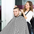 Miniatyrbillede 7 af 7: Frisørkåbe Barber Cape, Klippekåber, Vandtæt Frisørkåbe i Fuld Længde til Hårstyling, Klip og Farver C