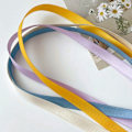 Miniatyrbild 3 av 5: IC 27 st Solid Ribbon Set Flätade band Hårband för present Beige