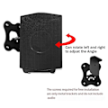 Miniatyrbild 2 av 5: 2024 Väggmonteringsfäste för -Q990B Surround Sound Speaker Väggmonteringshängare Vardagsrumshögtalarfäste