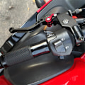 Miniatyrbilde 2 av 5: Justerbare motorsykkel korte bremse- og clutchspaker og dekkventilhetter for Yamaha MT-09 mt09 sp MT09 2021- 2023 2022