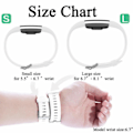 Miniatyrbillede 5 af 5: IC Fitbit Charge 2 armbånd silikone 3-pak Sort/Grå/Hvid (S)