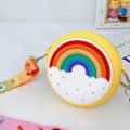 Miniatyrbillede 3 af 5: IC Sød Regnbue Mini Pung Toddler Crossbody Skuldertaske Messenger Taske