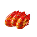 Miniatyrbilde 3 av 5: Eksportkvalitet tredimensjonalt realistisk sjømat hummer krabbe ettermiddagste 3d utsøkt kjøleskapsmagnet gave 3 shrimps 5*7CM