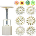 Miniatyrbild 1 av 5: IC 7 Delars Badbombsform Set Innehåller 1 Badbombs Press och 6 Olika Stämplar, Månkakstillverkare Badbombs Press