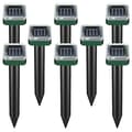 8-pack Solar Powered Snake Repellents for Outdoor Use