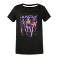 K-Pop Demon Hunters Barn T-shirt Huntr/X Pose 3-4 År Svart Black 3-4 Years