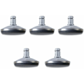 Miniatyrbilde 1 av 5: Kontorstol Erstatningshjul Svingbare Hjul for Fast Base 7/16\" (11 mm) Diameter Stamme Passer de Fleste Kontorstoler
