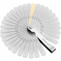 Miniatyrbilde 1 av 5: 32 Blads Følerbladsett, Rustfritt Stål Følerblad Dobbel Merket Metrisk/Imperial for Måling av Spaltebredde eller Tykkelse..DEBUNS