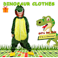 Miniatyrbild 5 av 7: Dinosauriekostym för barn, onesie, dinosaurie pyjamas, dinosaurie jumpsuit för barn, djurdräkt för barn för karneval fest halloween, cosplay Dinosaurs-green 110