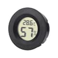 Hilitand Digital Cigar Humidor Hygrometer Termometer Sort Rund Skive Lager Tilbud