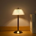 Miniatyrbilde 2 av 5: USB Oppladbar Bordlampe, LED Nattbordslampe, Leselampe, med Dimbar Berøringskontroll, 3 Lysfarger, DEBUNS