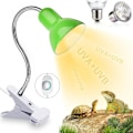 Miniatyrbillede 1 af 7: Skildpadde varmelampe, krybdyr landskildpadde lampe, landskildpadde lampe, krybdyr varmelampe, til krybdyr, padder, skildpadder B-green