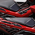 Pikkukuva 3 / 4: Honda Adv 350 Adv350 2022 2023 -moottoripyörän 3D-epoksi-tarrasuojasetti, säiliötyyny, naarmuuntumaton tarra, liukumaton