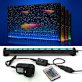 Miniatyrbillede 1 af 4: Vandtæt Akvarielys med Fjernbetjening 5050 LED Farveskiftende med 24-Tasters Controller til Ferskvands- og Saltvandsakvarium 30cm..DEBUNS