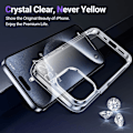 Miniatyrbilde 3 av 5: IC Fodral for Apple iPhone 15 Pro (2023), kamerabeskyttelse støtsikker TPU myk silikon mobilskall iPhone 15 Pro Max (klar)