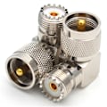 Pikkukuva 5 / 5: IC 1 kpl UHF SO239 naarasliitin - UHF PL259 urosliitin suorakulma R