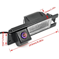 Miniatyrbillede 2 af 4: Bil Bakkamera Bakkamera Backup Kamera Ccd Ccd Bakkamera Til Opel Astra J Vectra Antara Corsa Zafira Backup Bagkamera