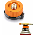 Miniatyrbillede 4 af 5: Camping Gasblus Adapter Konverteringshoved Adapter til Beholder Butan Skrue Gaspatron Adapter Stempel, Udendørsudstyr