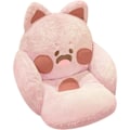 Miniatyrbilde 1 av 5: IC Kattestolpute Komfortabel Kawaii lat sofa Kontorgulv Sittepute Søt pute Spillstol Hjemmeromsinnredning Grapefrukt 60,96 x 50,80 cm