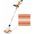 Miniatyrbild 3 av 5: Förpackning med 100 Kompatibla Blad för Stihl PolyCut 2-2 PolyCut 3-2, FSA 45 FSA 57 FSE 52, Plastblad för Stihl Sladdlös Trimmer..DEBUNS