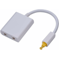 Miniatyrbillede 1 af 5: Dual Port Digital Optisk Audio Splitter Tilslut Nemt Flere Komponenter Uden at Skifte Forbindelser Lav Jitter Syntetisk Fiber Optisk Kabel (Hvid)