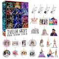 Miniatyrbilde 2 av 2: Taylor-Swift Adventskalender 2024 Jul Høytid Bursdag Nedtelling Style D