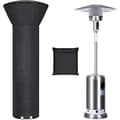 Patio Heater Cover with Zipper and Storage Bag, Waterproof, Dustproof, Windproof